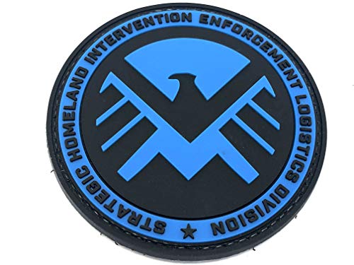 Strategic Homeland Intervention Enforcement Division PVC Airsoft Paintball Klett Emblem Abzeichen (Blau) von Patch Nation
