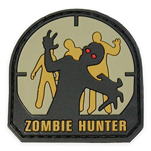 Zombie Hunter Gelb PVC Airsoft Klettverschluss Abzeichen von Patch Nation