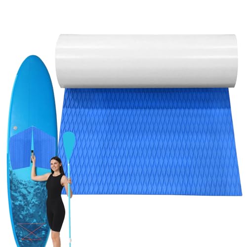Surfbrett Traktionspad, 120 X 30 cm Bodenbelag Für Boot Selbstklebend Eva Schaum, Traction Pad Surfboard, Rutschfester Selbstklebender Bodenbelag, Zuschneidbare Eva-Schaumplatte von Patifirst