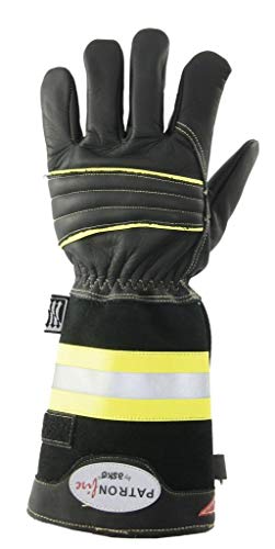 ASKÖ Feuerwehrhandschuh Patron nach EN 659:1996 CATII - Feuerwehr Handschuh zur normalen Brandbekämpfung, Bergung und Rettung. (8 (M)) von Patron