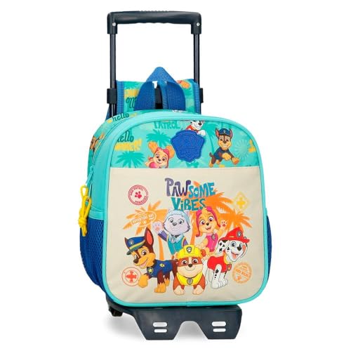 Paw Patrol Paw Patrol Pawsome Vibes Kindergartenrucksack, Blau, 23 x 25 x 10 cm, Polyester, 5,75 l, blau, Kindergarten-Rucksack von PAW PATROL