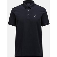 PEAK PERFORMANCE Herren Polo M Classic Cotton Polo-BLACK von Peak Performance