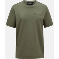 PEAK PERFORMANCE Herren Shirt M Original Small Logo Tee-PINE NEEDLE PEAK PERFORMANCE Herren Shirt M Original Small Logo Tee-PINE NEEDLE von Peak Performance