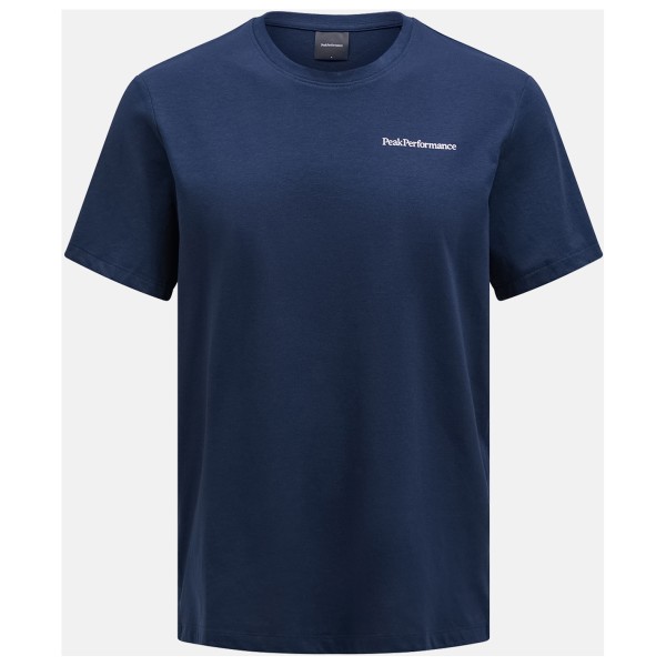 Peak Performance - Explore Logo Tee - T-Shirt Gr S blau von Peak Performance