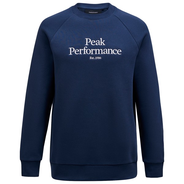 Peak Performance - Original Crew - Pullover Gr M blau von Peak Performance
