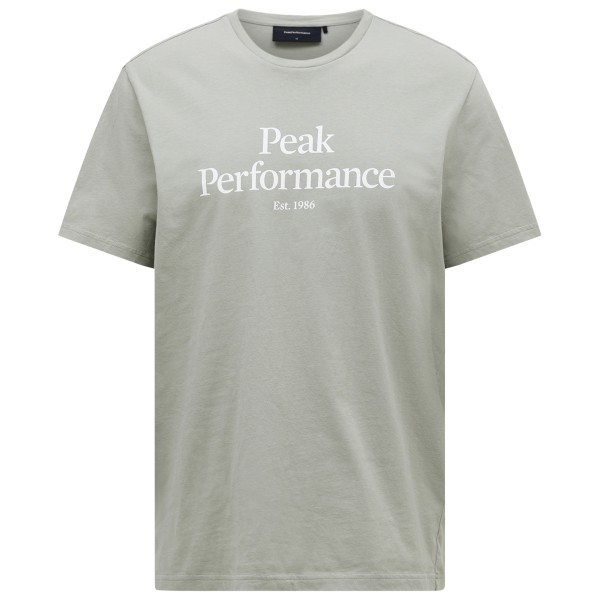 Peak Performance - Original Tee - T-Shirt Gr L grau von Peak Performance