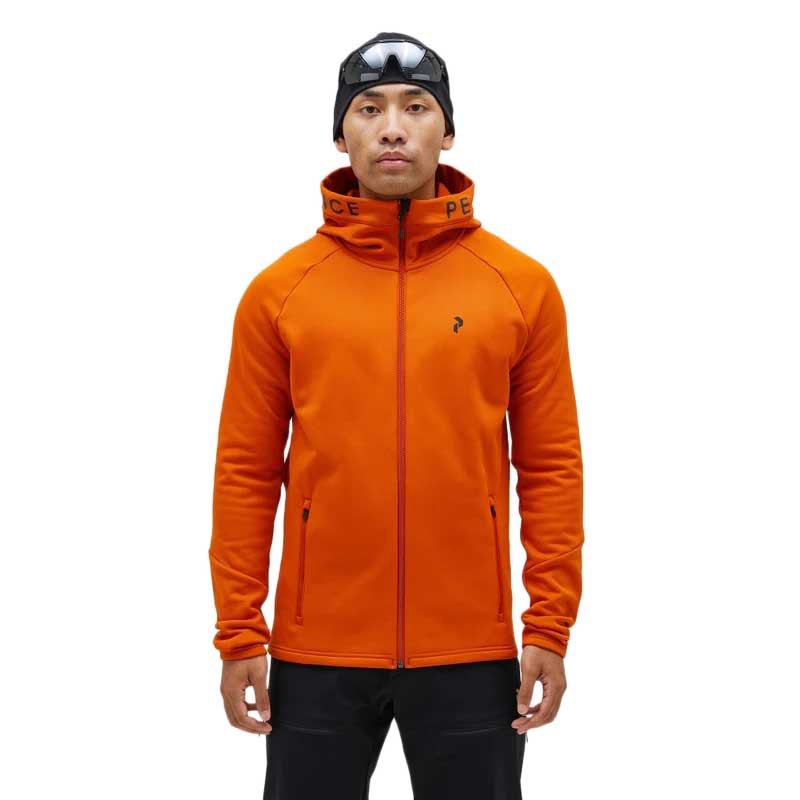 Peak Performance Rider Full Zip Sweatshirt Orange XL Mann von Peak Performance