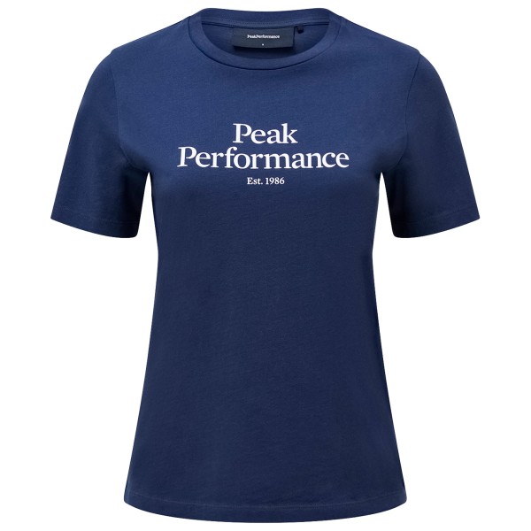 Peak Performance - Women's Original Tee - T-Shirt Gr S blau von Peak Performance