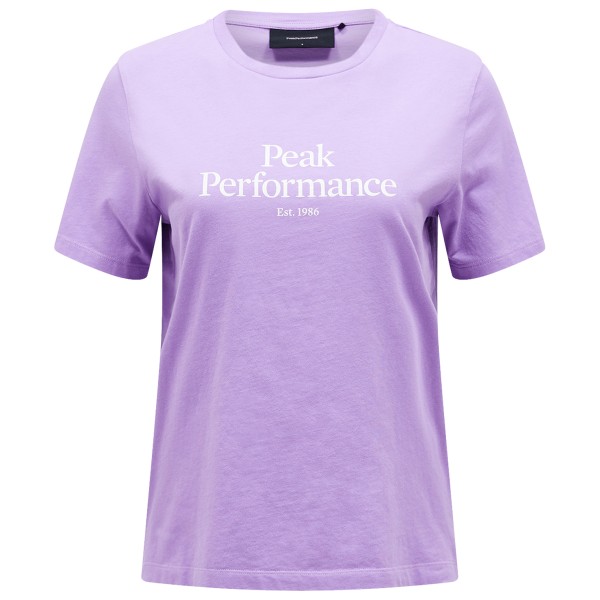 Peak Performance - Women's Original Tee - T-Shirt Gr S lila von Peak Performance