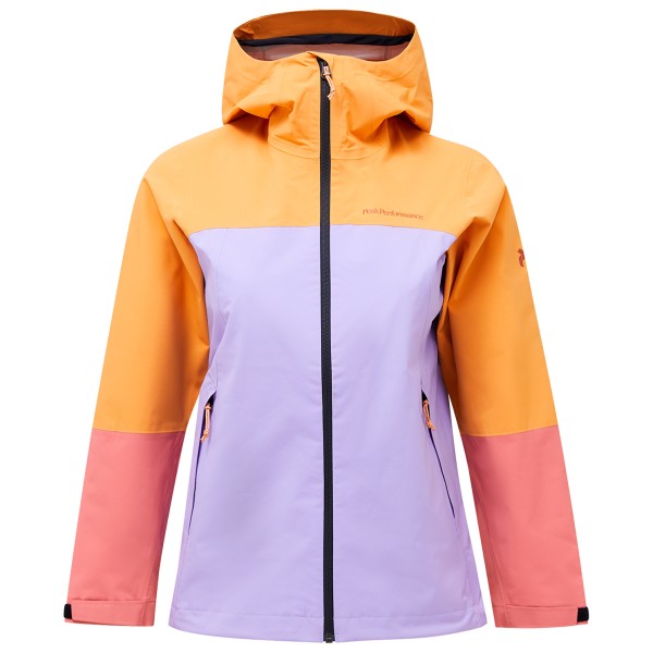 Peak Performance - Women's Trail Hipe Shell Jacket - Regenjacke Gr L;M;S;XL;XS grau/oliv;lila von Peak Performance