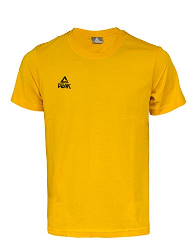 PEAK Sport Europe T-Shirt Logo, Gelb, XS von Peak Sport Europe