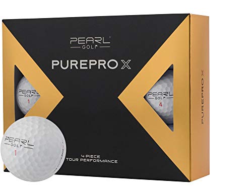 12 PearlGolf Pure Pro X - Golfbälle - 1 Dutzend von PEARL GOLF