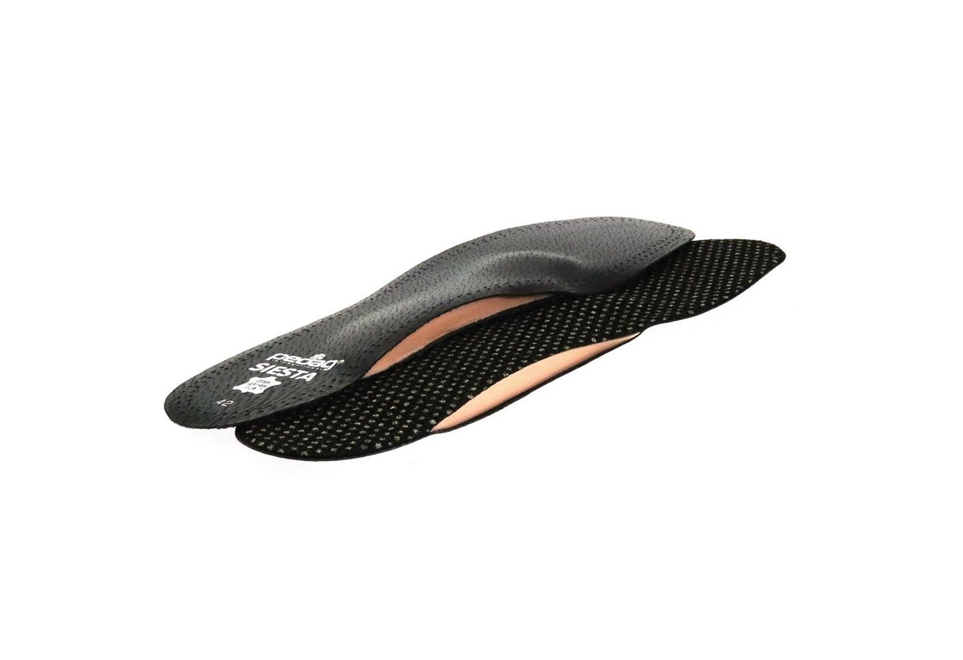 Pedag Einlegesohlen pedag Siesta black mit stützenden Fußbett, Flexible Schuheinlagen von Pedag