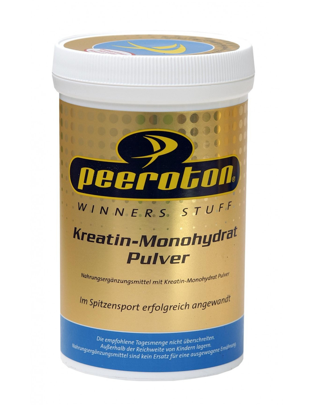 Peeroton Kreatin-Pulver 300g Anwendung - Ausdauer/Kraft, Konsistenz - Pulver, Einnahmeempfehlung - bei Bedarf/Mahlzeiten, Geschmack - Neutral, von Peeroton