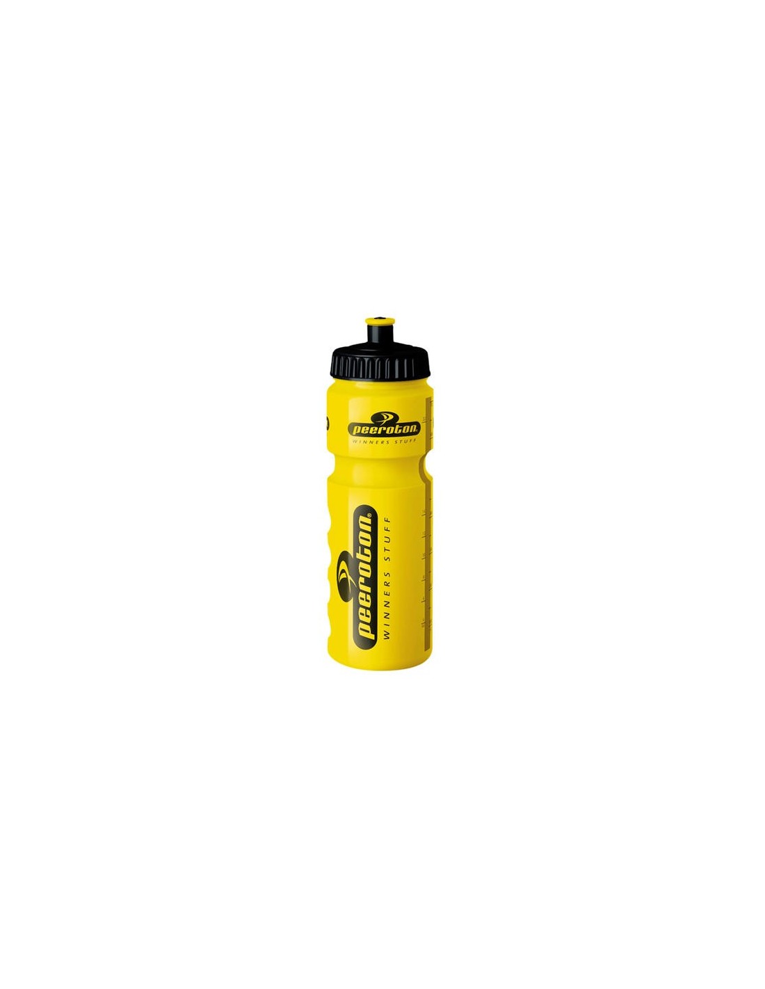 Peeroton Trinkflasche Soft Touch 750ml, gelb Trinkflaschenvolumen - 0,75 Liter, Trinkflaschenfarbe - Clear, von Peeroton