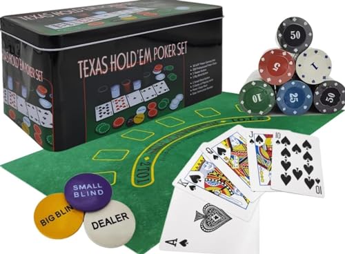 Pegasi Pokerset 200 Chips in Blechdose von Pegasi