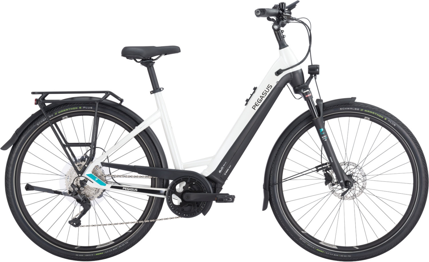 Unisex E-Bike  Pegasus Premio EVO 10 Lite Wave . 2023 (Rahmenh. Pegasus: 45 cm | Körpergrösse 150 - 160 cm / Akkukapazität: 750 Wh + 400€) von Pegasus