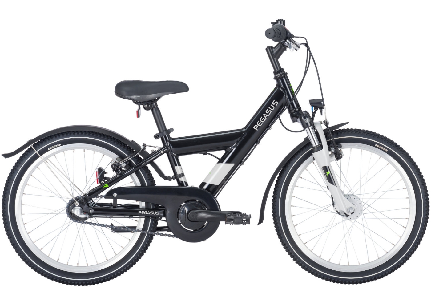 Kinder Fahrrad  Pegasus Avanti Sport 3 schwarz . 2023 (Rahmenhöhe Kinder: 20 Zoll | Körpergrösse 120 - 130 cm) von Pegasus