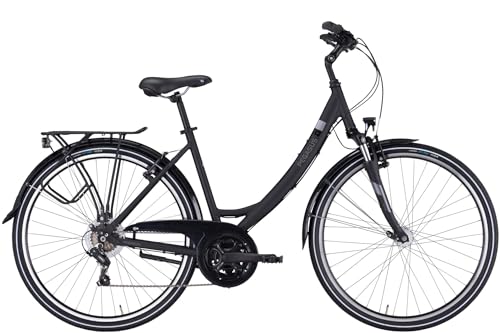 Pegasus Piazza 21 28 Zoll Trekkingrad 21-Gang Kettenschaltung schwarz von Pegasus