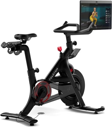 Peloton Bike+ | Indoor Stationary Exercise Bike with 24” HD, Anti-Reflective Rotating Touchscreen von Peloton