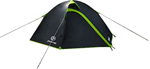 Peme Unisex-Adult Campingzelt Taurus 2, Black and Green, One Size von Peme