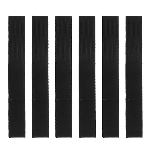 Peminkoo 6PCS freien Taktische Molle Zubehör Organizer Kabel Management Hülse Gürtel Haken und Schleife Halter (Black) von Peminkoo