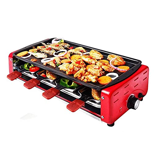 PenKee Barbecue Grill Double-Layer Barbecue Pot Smokeless Korean Electric Oven Detachable Grilled Net Non-Stick Stainless Steel Baking TrayEasy to CleanIdeal for Family/Party von PenKee
