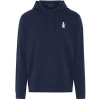 Penguin Golf Novelty LS Hoodie Sweatshirt navy von Penguin