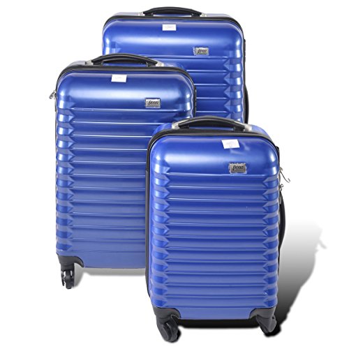 Penn Luggage Sets Colour Koffer-Set, 98.550 Liter, Metallic Blau von Penn