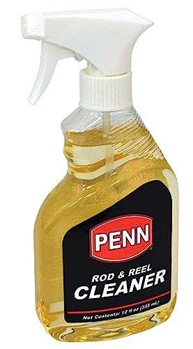 Penn Unisex-Erwachsene 12OZCLNCS6 Ruten-und Rollenreiniger, Schwarz, 340 ml, Mehrfarbig/Meereswellen (Ocean Tides), 12-Ounce von Penn