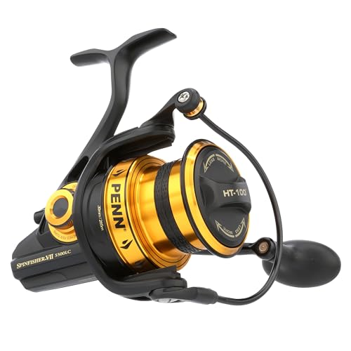 Penn Spinfisher VII Long Cast Reel – Sea Fishing Reel with IPX5 Sealing That Protects Against Saltwater Ingression. Range of Sizes to Cater for Fishing for Different Species von Penn