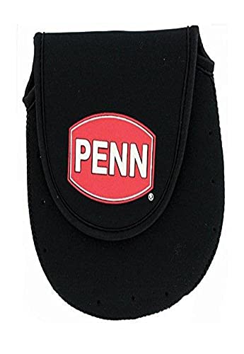 Penn Drehbar Spinning-Neopren-Spulenabdeckung, Schwarz, Größe XL von Penn