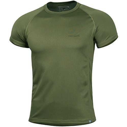 Pentagon Body Shock T-Shirt Oliv, XS, Oliv von Pentagon