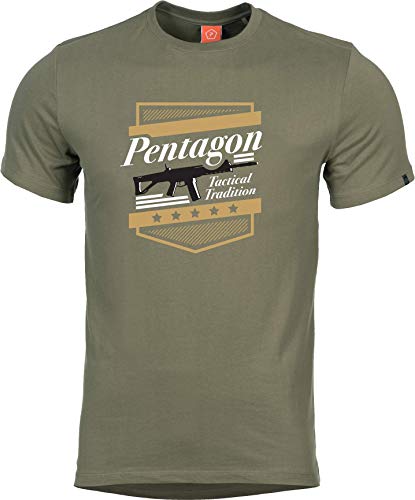 Pentagon T-Shirt Ageron ACR Oliv, M, Oliv von Pentagon