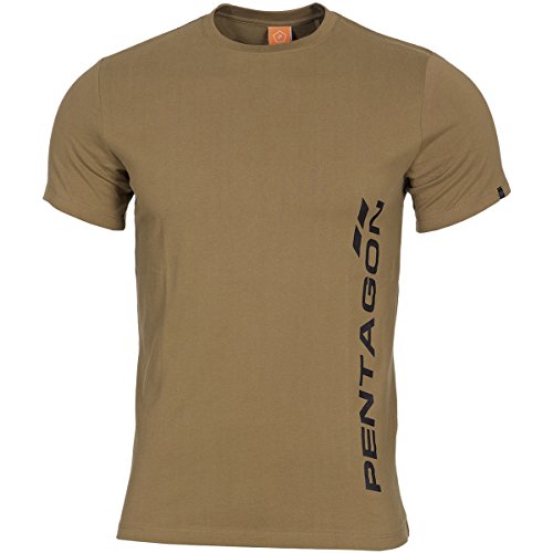 Pentagon T-Shirt Vertical Coyote, S, Coyote von Pentagon