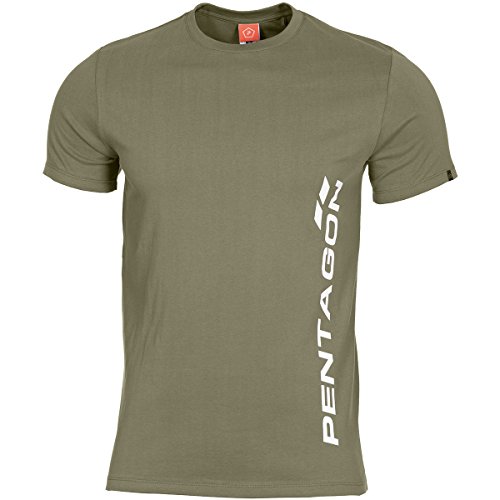 Pentagon T-Shirt Vertical Oliv, L, Oliv von Pentagon