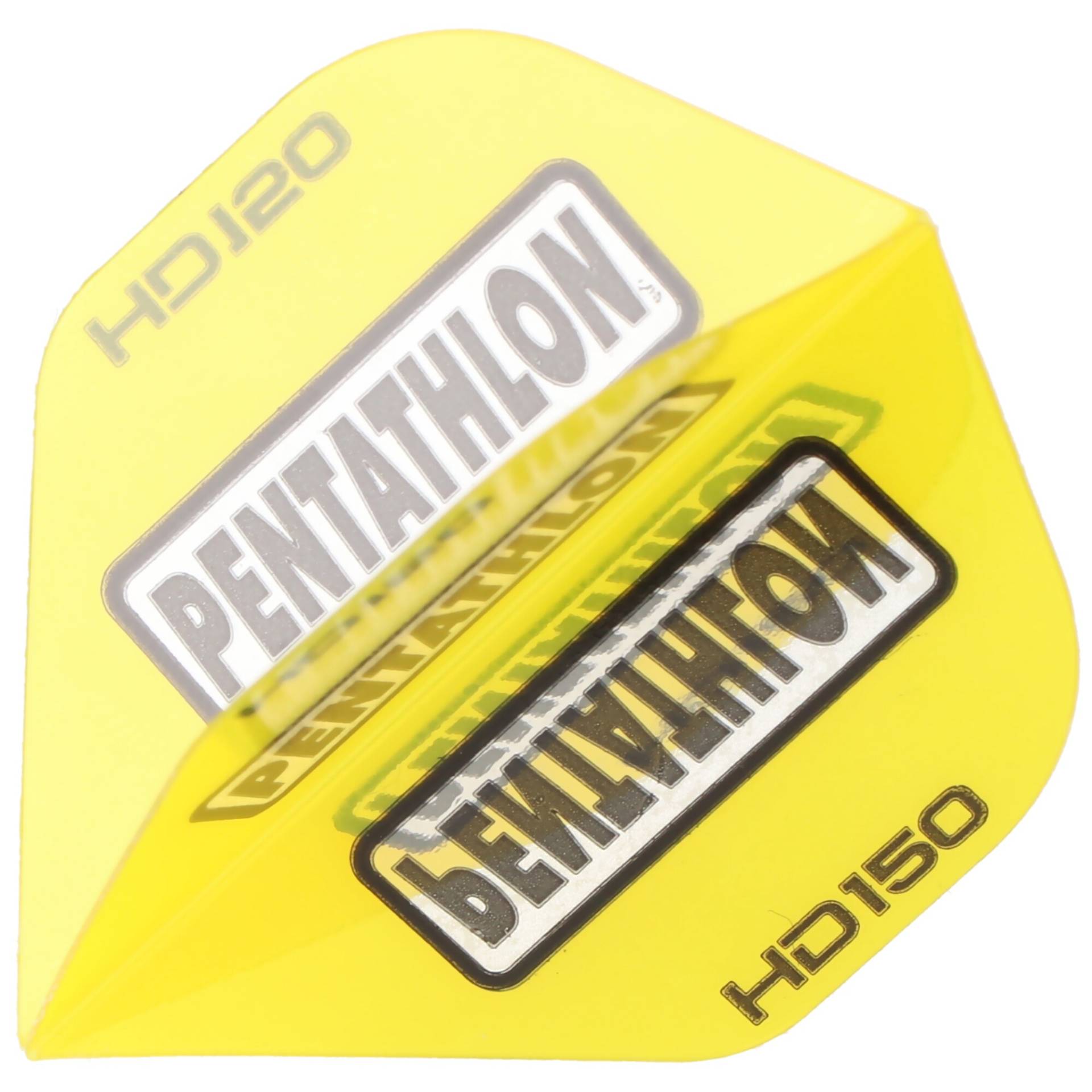 Pentathlon HD150 Dart Flights, gelb, 3 Stück von Pentathlon