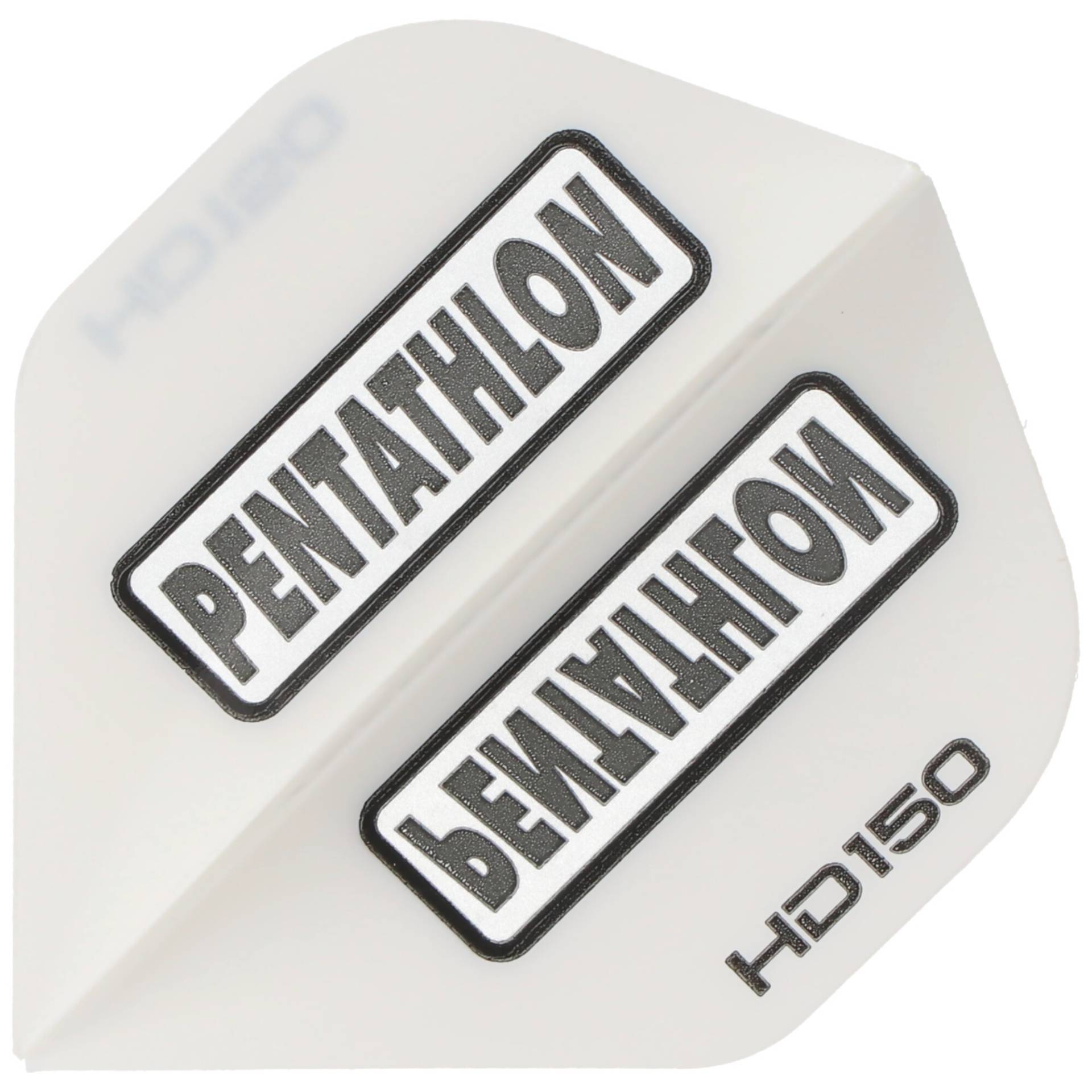 Pentathlon HD150 Dart Flights, weiß, 3 Stück 150 Micron von Pentathlon