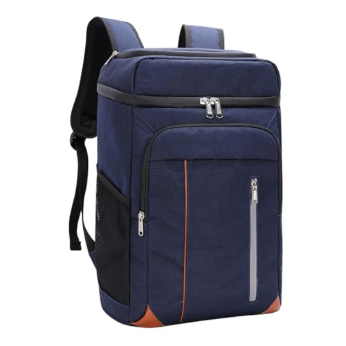 Peosaard Kühlerer Rucksack großer Kapazität Isolierter leckeres Kühltasche für Picknicks Wandercamping Blau, Rucksackkühler von Peosaard