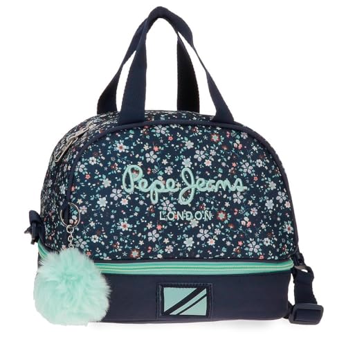 Pepe Jeans Alenka Joumma Bags Lunchtasche, Thermotasche, Blau, 25 x 19 x 15 cm, Polyester, 25 x 19 x 15 cm, blau, Thermo-Lebensmitteltasche von Pepe Jeans