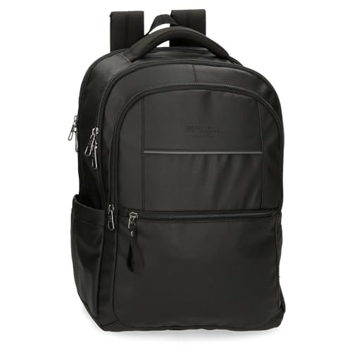 Pepe Jeans Dortmund Rucksack für Laptop, 39,6 cm (15,6 Zoll), Grau, 31 x 44 x 15 cm, Baumwolle, Polyester und PU, 20,46 l von Joumma Taschen, grau, Talla única, Laptop-Rucksack von Pepe Jeans