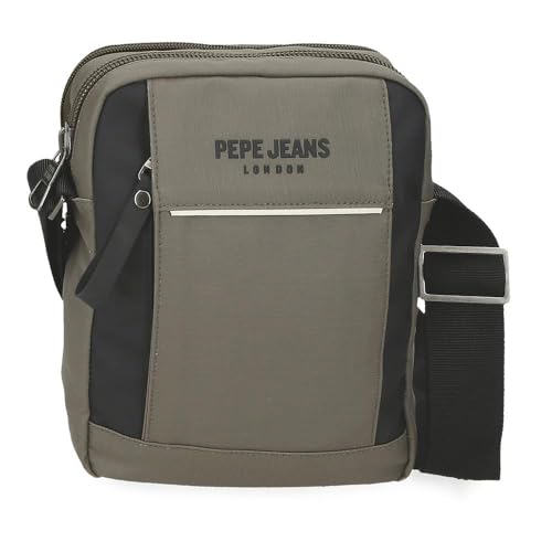 Pepe Jeans Dortmund Umhängetasche Grün 17 x 22 x 7,5 cm Polyester von Joumma Bags by Joumma Bags, grün, Umhängetasche von Pepe Jeans