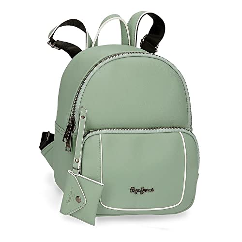 Pepe Jeans Jeny Equipaje - Messenger Bag für Damen, grün, 20x25.5x10 cms, Lässiger Rucksack von Pepe Jeans