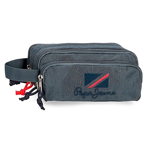 Pepe Jeans Kay Blue Koffer 22x10x9 cm Polyester von Pepe Jeans