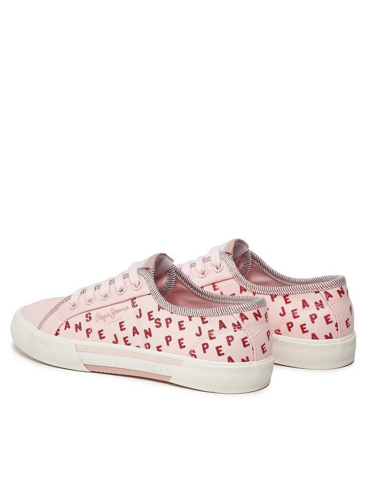 Pepe Jeans Sneakers aus Stoff Brady Shine G PGS30562 Soft Pink 305 Sneaker von Pepe Jeans