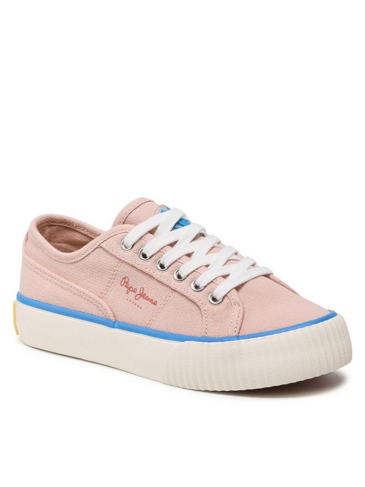 Pepe Jeans Sneakers aus Stoff PGS30542 Mauve Pink 319 Sneaker von Pepe Jeans