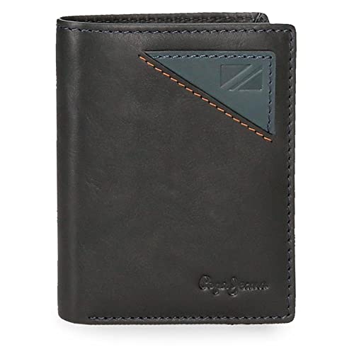 Pepe Jeans Striking Geldbörse mit Kartenhalter, Braun, 11 x 7 x 1,5 cm, Leder, braun, Geldbörse mit Kartenfach von Pepe Jeans