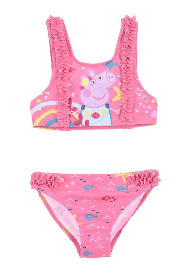 Peppa Pig Badeanzug Peppa Mädchen Bikini Bade-Set Badeanzug Bademode von Peppa Pig