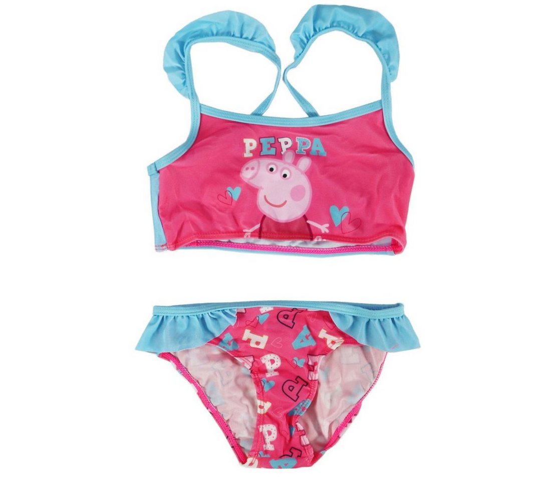 Peppa Pig Badeanzug Peppa Wutz Kinder Mädchen Bademode Bikini Gr. 92 bis 110 von Peppa Pig