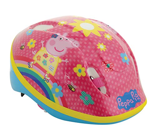 Peppa Pig Mädchen Safety Helmet Sicherheitshelm, Mehrfarbig, 48-54 cm von Peppa Pig